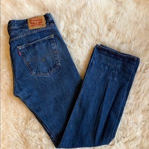 Levi 501 button fly jeans W35 L34
